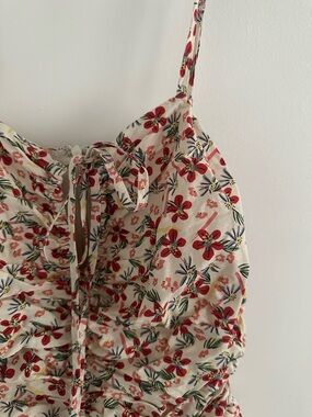 Storia Tie-Front Floral Dress